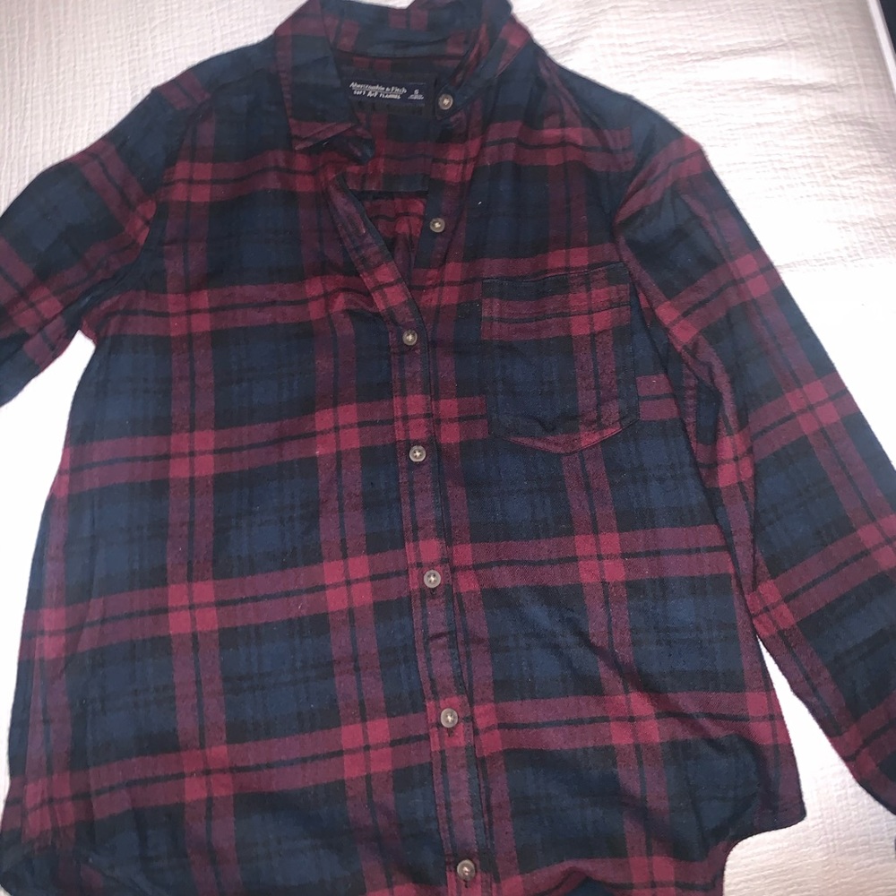 Abercrombie & Fitch over size flannel